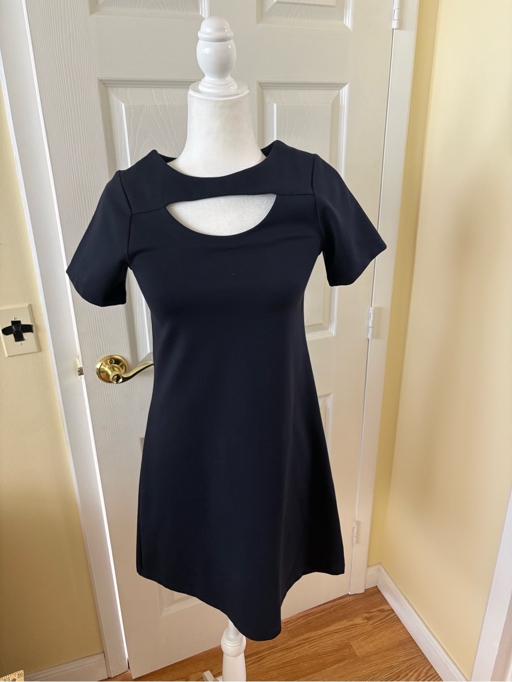 Pascline Paris A-line Cutout Short Sleeve Dress
